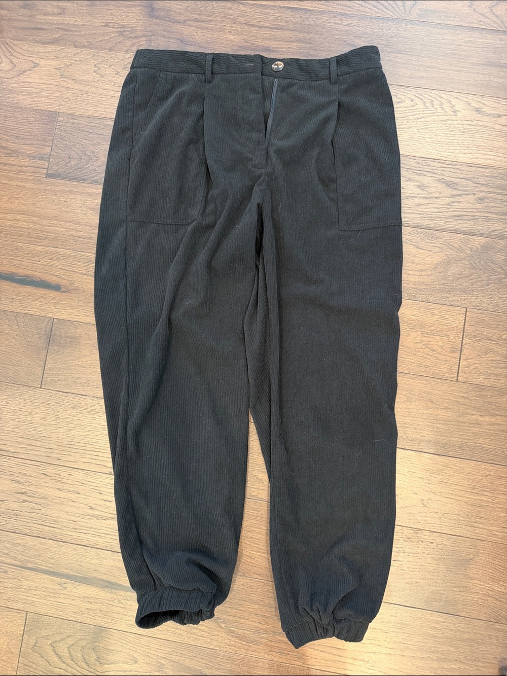 HALARA Black Women’s Corduroy Joggers Size XL Tall - C45-046